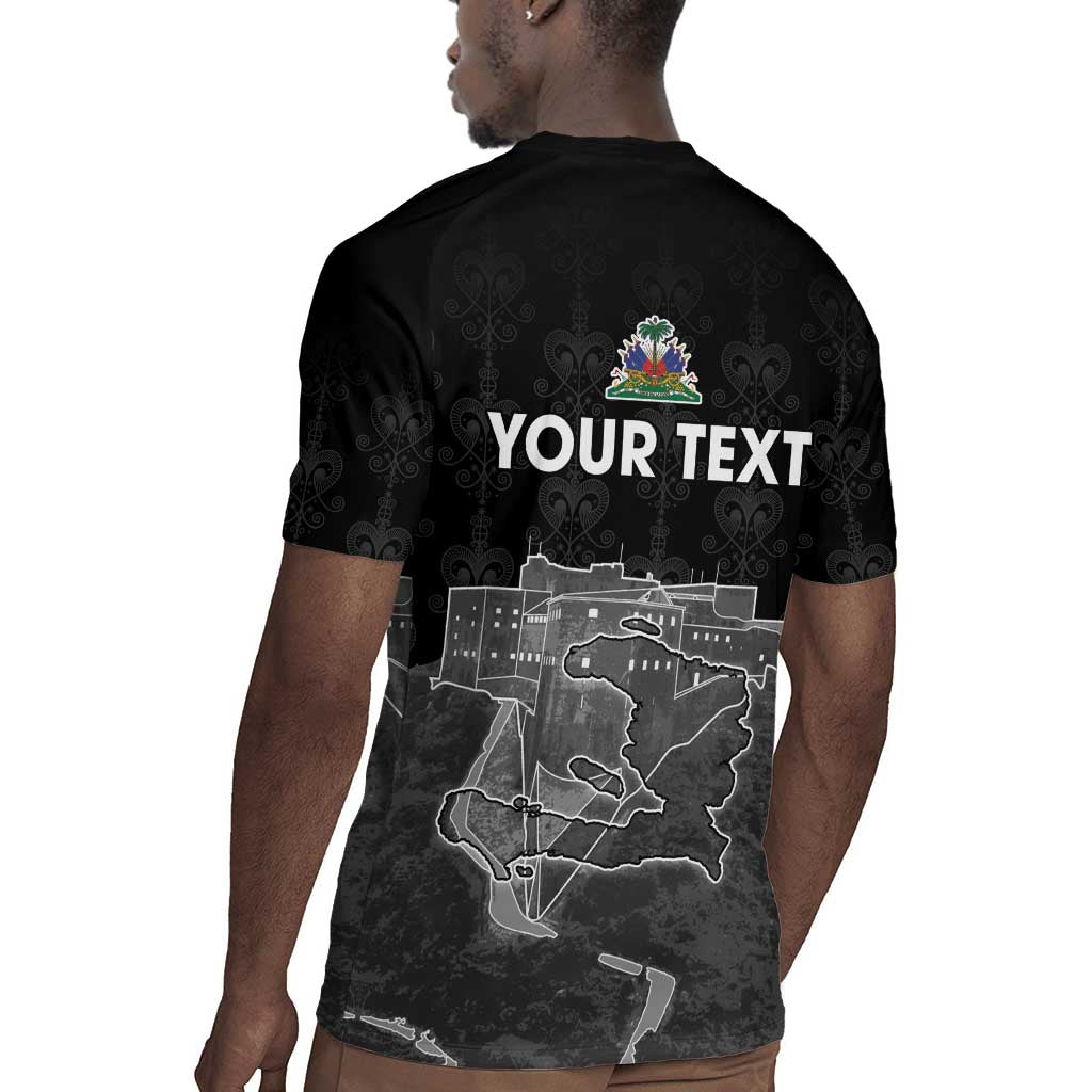 Afro-Haitians Pride Personalized Rugby Jersey Citadelle Laferriere Veve Vodou LT18