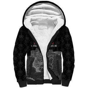 Afro-Haitians Pride Personalized Sherpa Hoodie Citadelle Laferriere Veve Vodou - African Pride