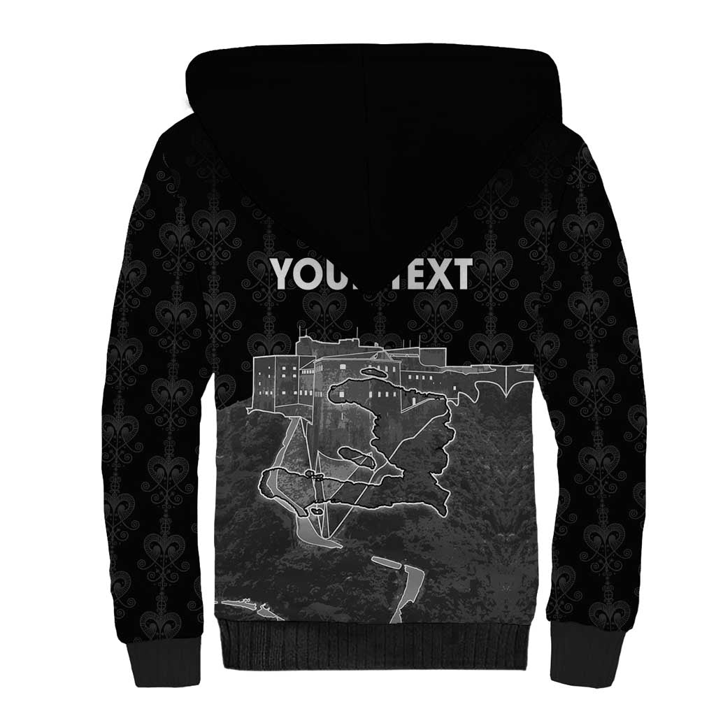 Afro-Haitians Pride Personalized Sherpa Hoodie Citadelle Laferriere Veve Vodou - African Pride