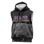 Afro-Haitians Pride Personalized Sleeveless Hoodie Citadelle Laferriere Veve Vodou - African Pride