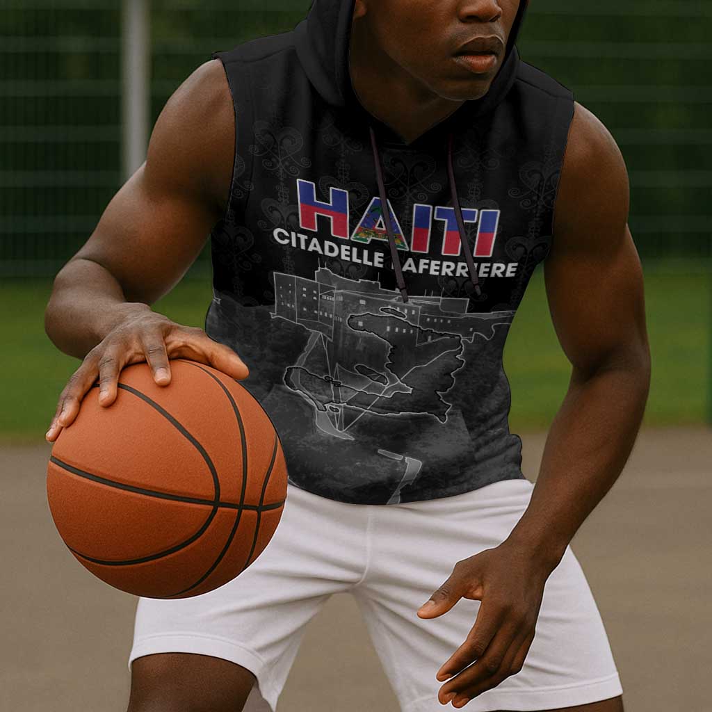 Afro-Haitians Pride Personalized Sleeveless Hoodie Citadelle Laferriere Veve Vodou - African Pride