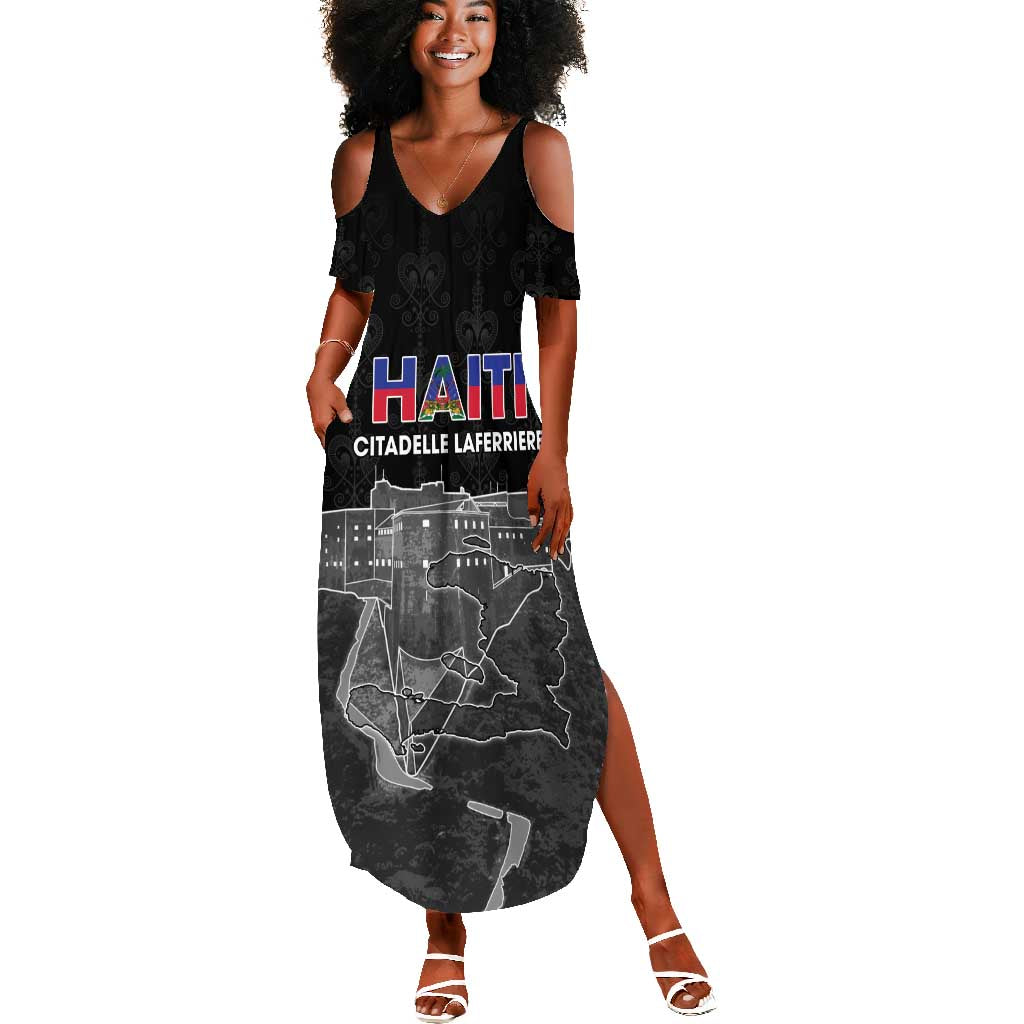 Afro-Haitians Pride Personalized Summer Maxi Dress Citadelle Laferriere Veve Vodou LT18