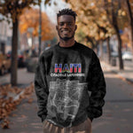 Afro-Haitians Pride Personalized Sweatshirt Citadelle Laferriere Veve Vodou - African Pride