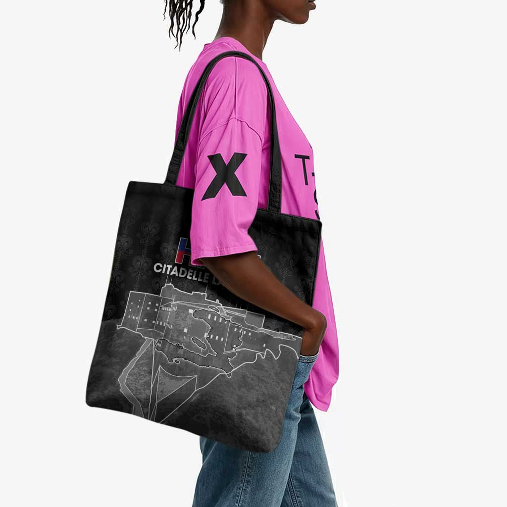 Afro-Haitians Pride Tote Bag Citadelle Laferriere Veve Vodou