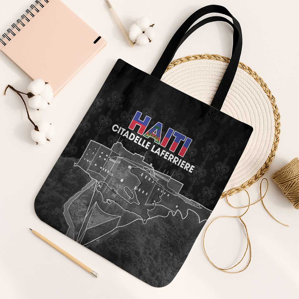Afro-Haitians Pride Tote Bag Citadelle Laferriere Veve Vodou
