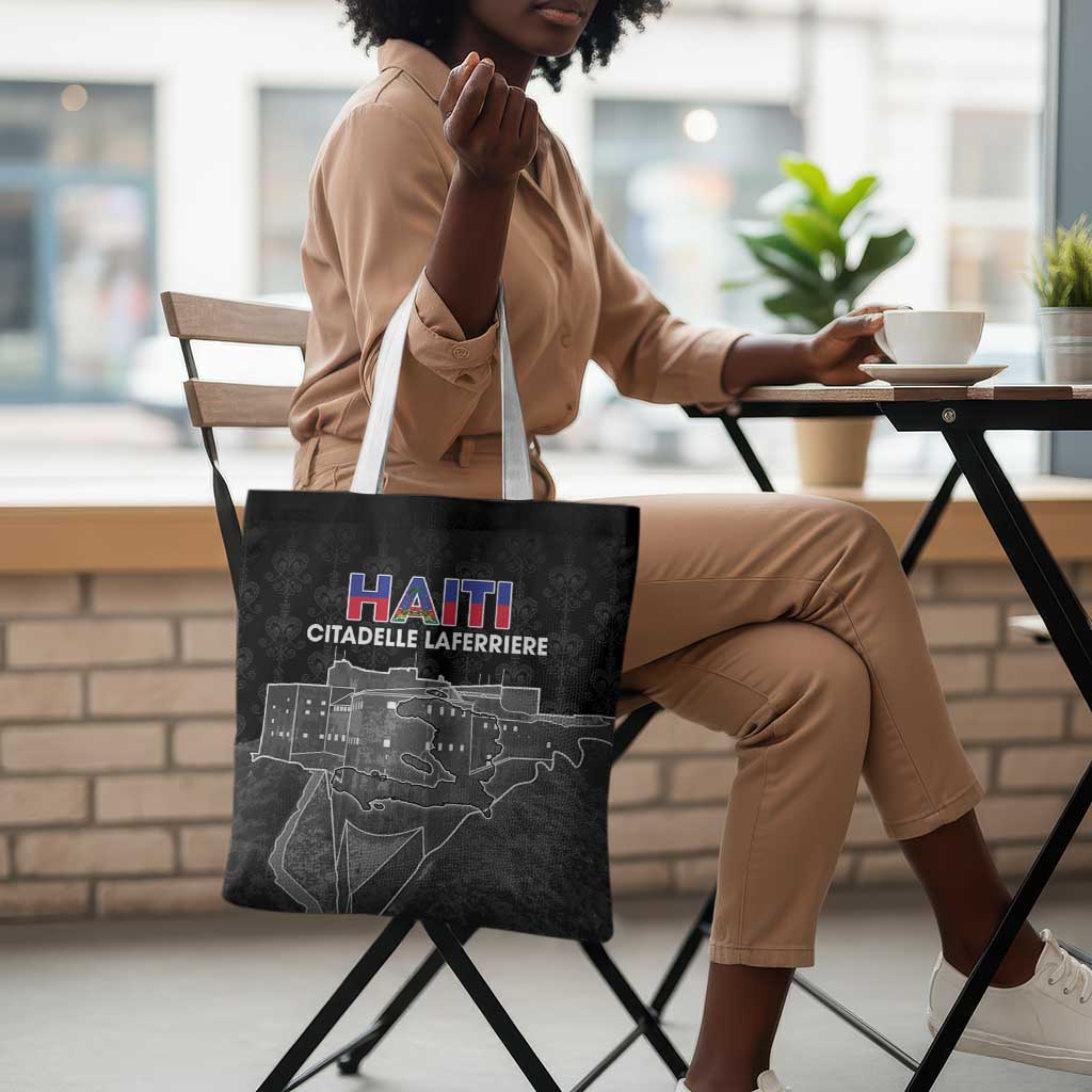 Afro-Haitians Pride Tote Bag Citadelle Laferriere Veve Vodou