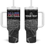 Afro-Haitians Pride Personalized Tumbler With Handle Citadelle Laferriere Veve Vodou - African Pride