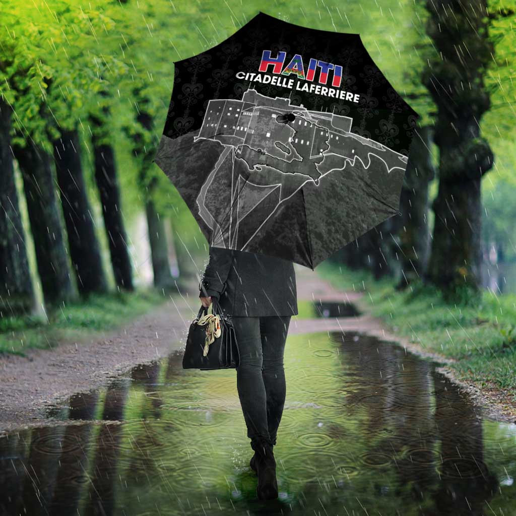 Afro-Haitians Pride Umbrella Citadelle Laferriere Veve Vodou