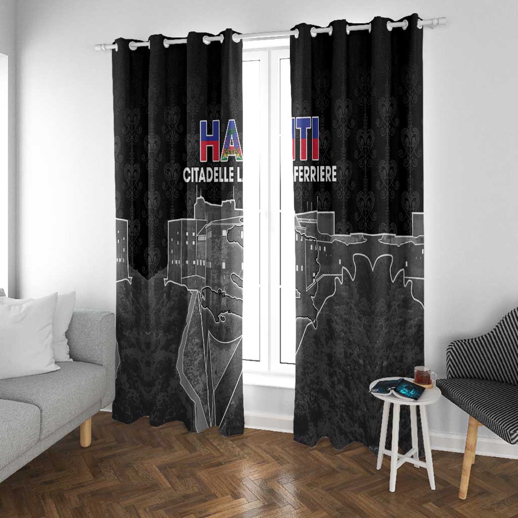 Afro-Haitians Pride Window Curtain Citadelle Laferriere Veve Vodou - African Pride