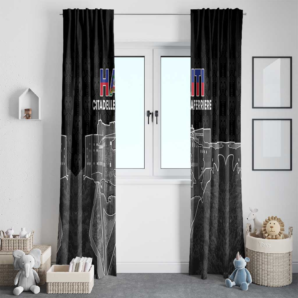 Afro-Haitians Pride Window Curtain Citadelle Laferriere Veve Vodou - African Pride
