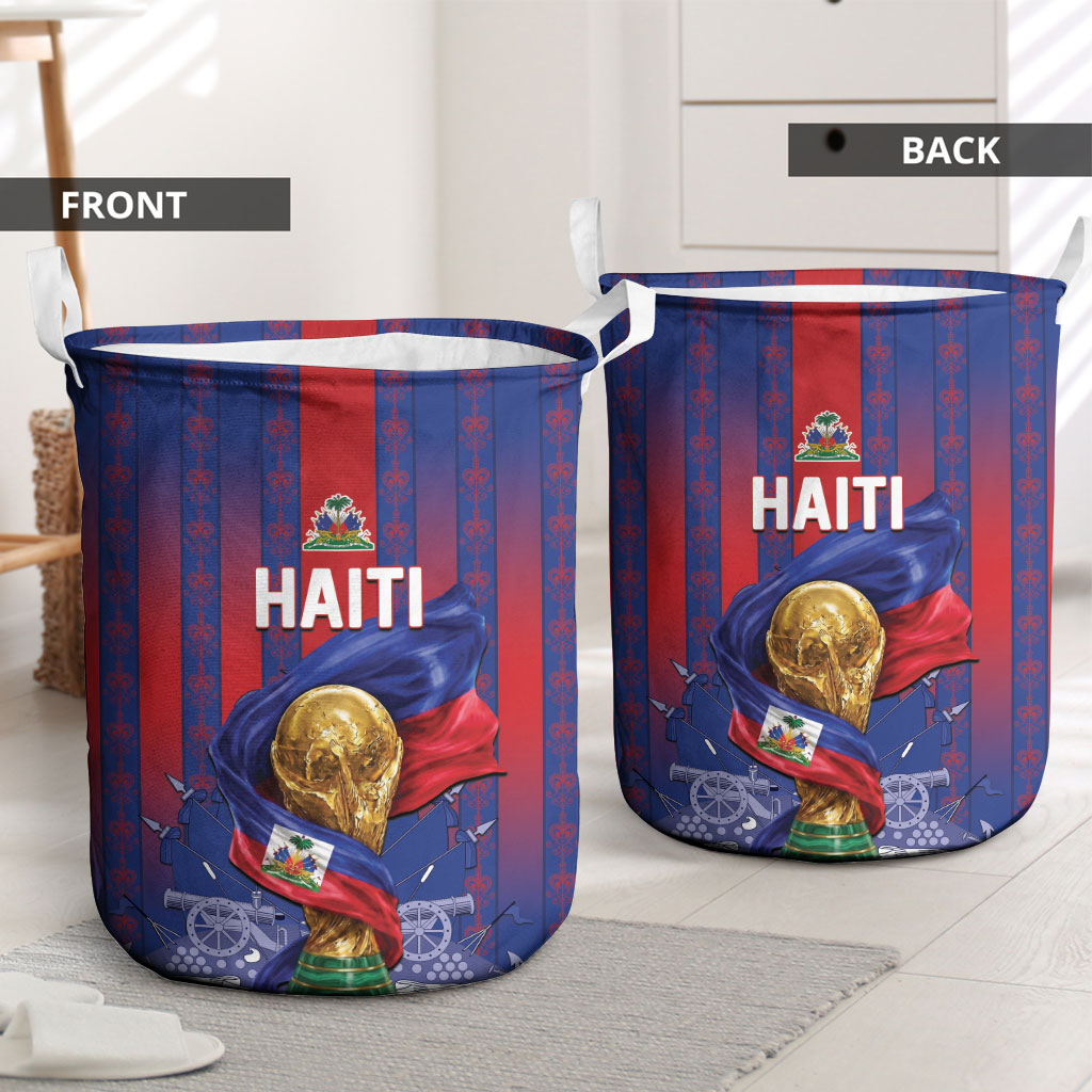 Haiti Football 2026 Laundry Basket Les Grenadiers Voodoo Veve Pride