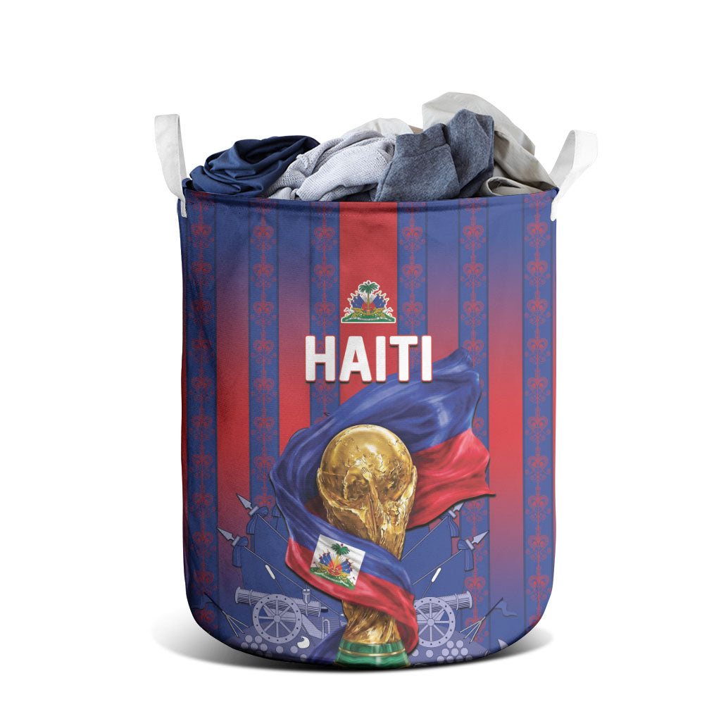 Haiti Football 2026 Laundry Basket Les Grenadiers Voodoo Veve Pride