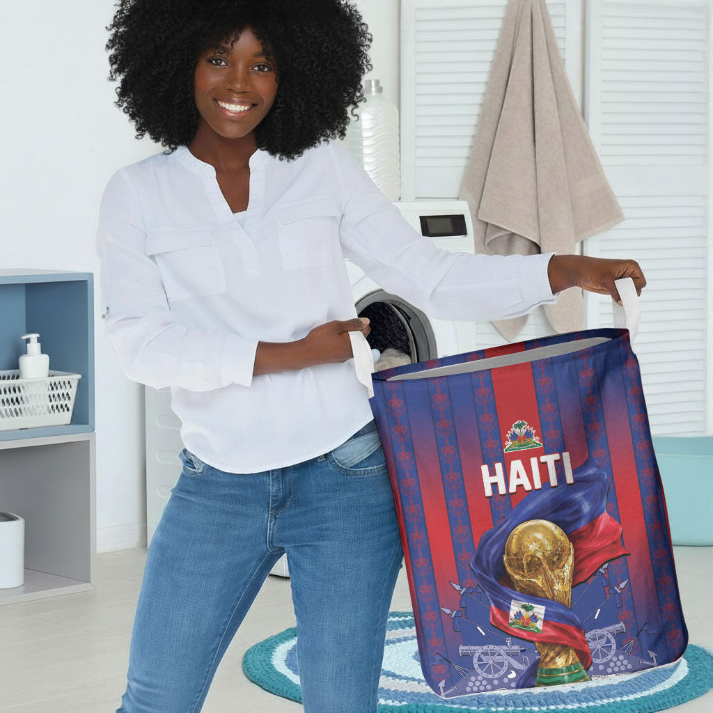 Haiti Football 2026 Laundry Basket Les Grenadiers Voodoo Veve Pride