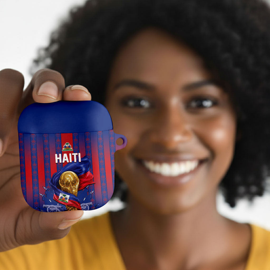 Haiti Football 2026 AirPods Case Les Grenadiers Voodoo Veve Pride