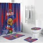 Haiti Football 2026 Bathroom Set Les Grenadiers Voodoo Veve Pride