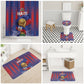 Haiti Football 2026 Bathroom Set Les Grenadiers Voodoo Veve Pride