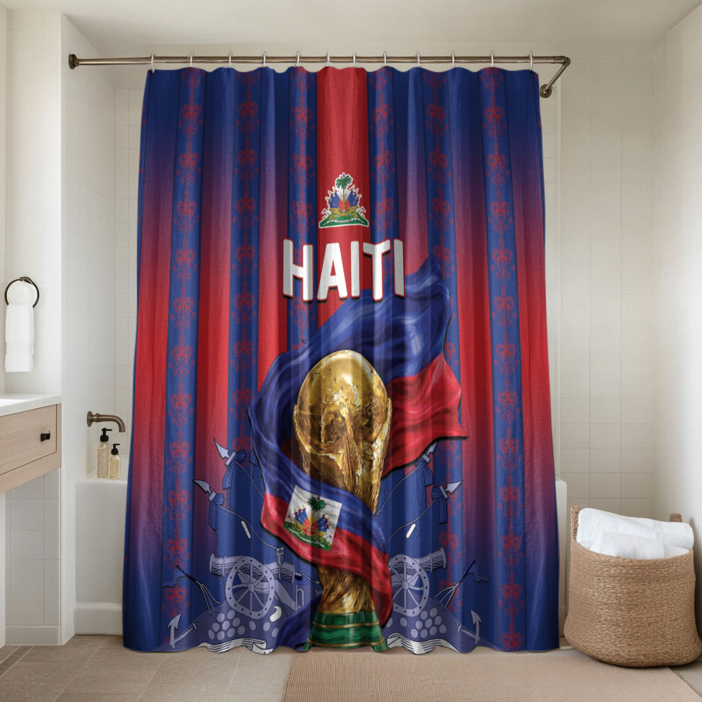 Haiti Football 2026 Bathroom Set Les Grenadiers Voodoo Veve Pride