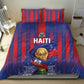 Haiti Football 2026 Bedding Set Les Grenadiers Voodoo Veve Pride