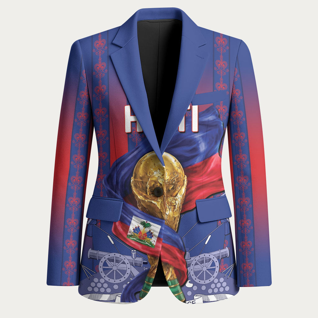 Custom Haiti Football 2026 Blazer Les Grenadiers Voodoo Veve Pride