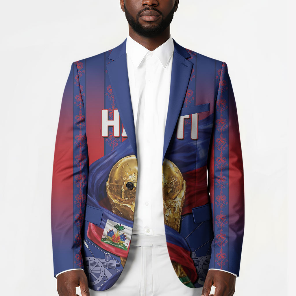 Custom Haiti Football 2026 Blazer Les Grenadiers Voodoo Veve Pride