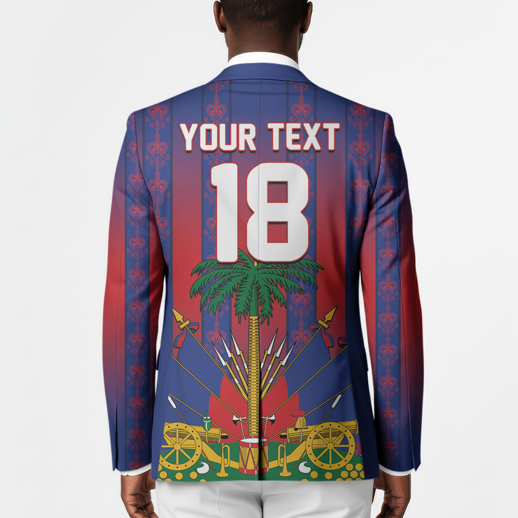 Custom Haiti Football 2026 Blazer Les Grenadiers Voodoo Veve Pride