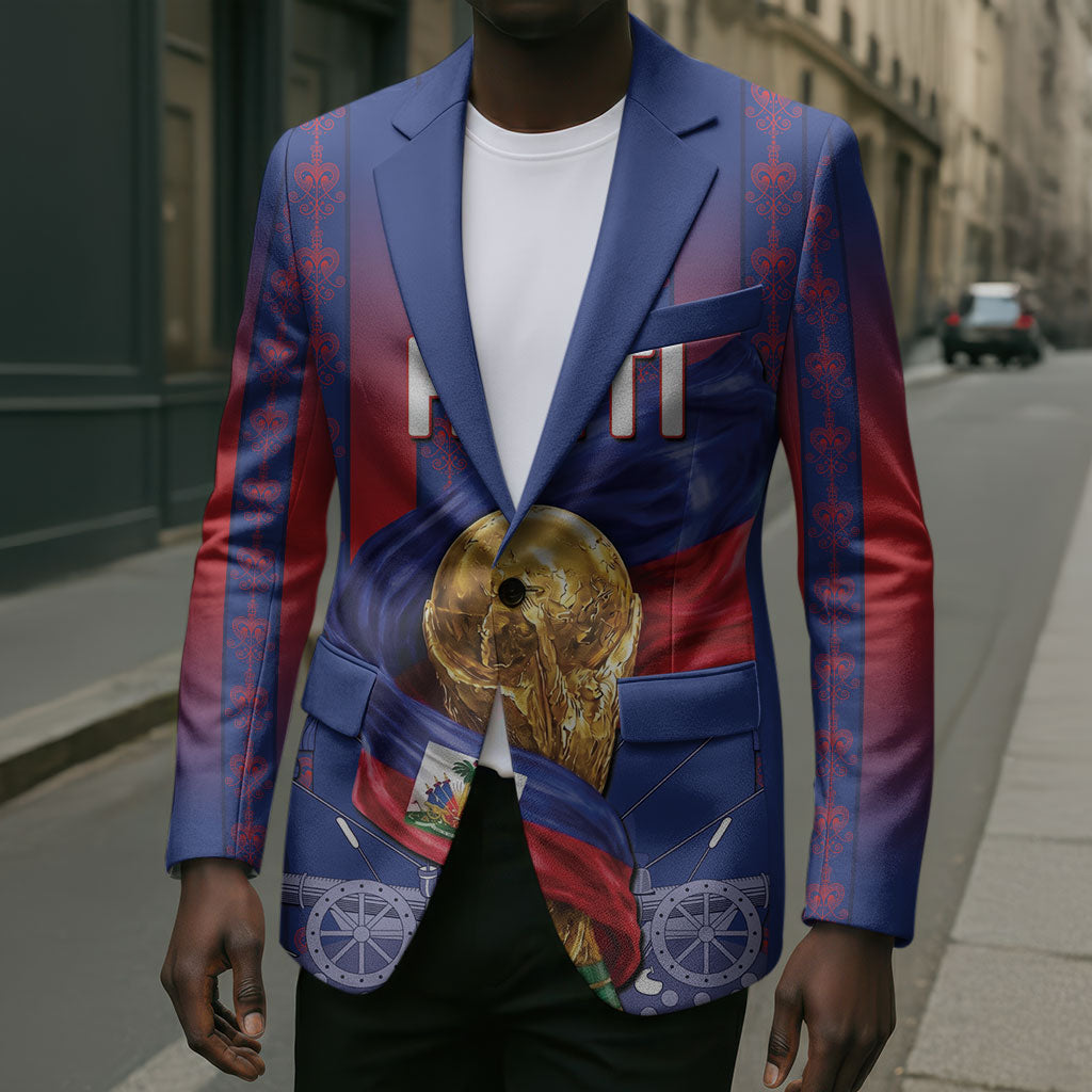 Custom Haiti Football 2026 Blazer Les Grenadiers Voodoo Veve Pride