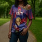 Custom Haiti Football 2026 Cross Shoulder Shirt Les Grenadiers Voodoo Veve Pride