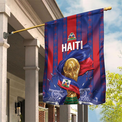 Haiti Football 2026 Garden Flag Les Grenadiers Voodoo Veve Pride