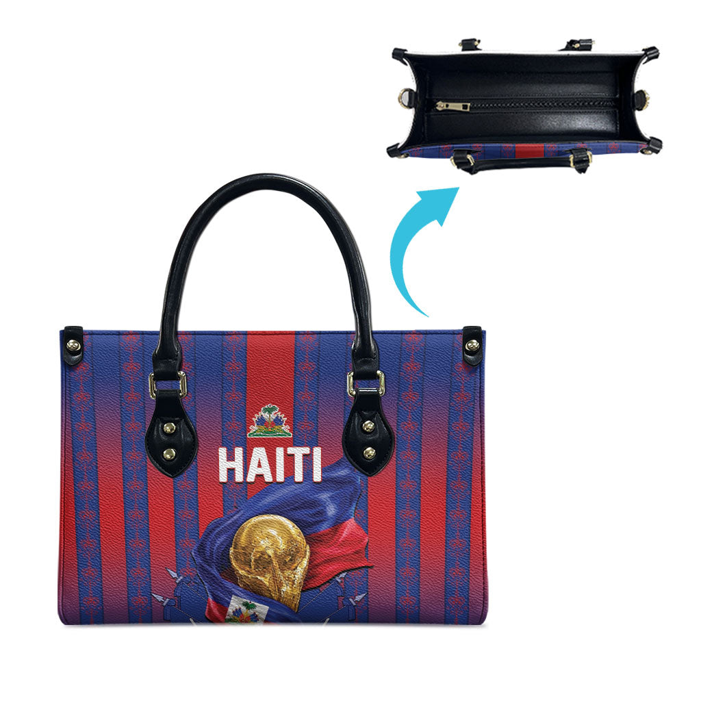 Haiti Football 2026 Leather Bag Les Grenadiers Voodoo Veve Pride