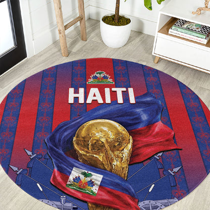 Haiti Football 2026 Round Carpet Les Grenadiers Voodoo Veve Pride