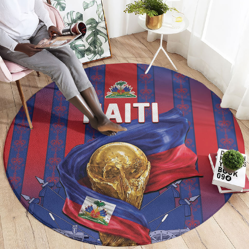 Haiti Football 2026 Round Carpet Les Grenadiers Voodoo Veve Pride