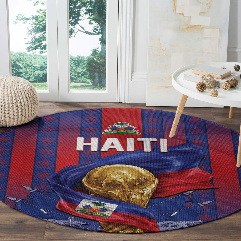 Haiti Football 2026 Round Carpet Les Grenadiers Voodoo Veve Pride