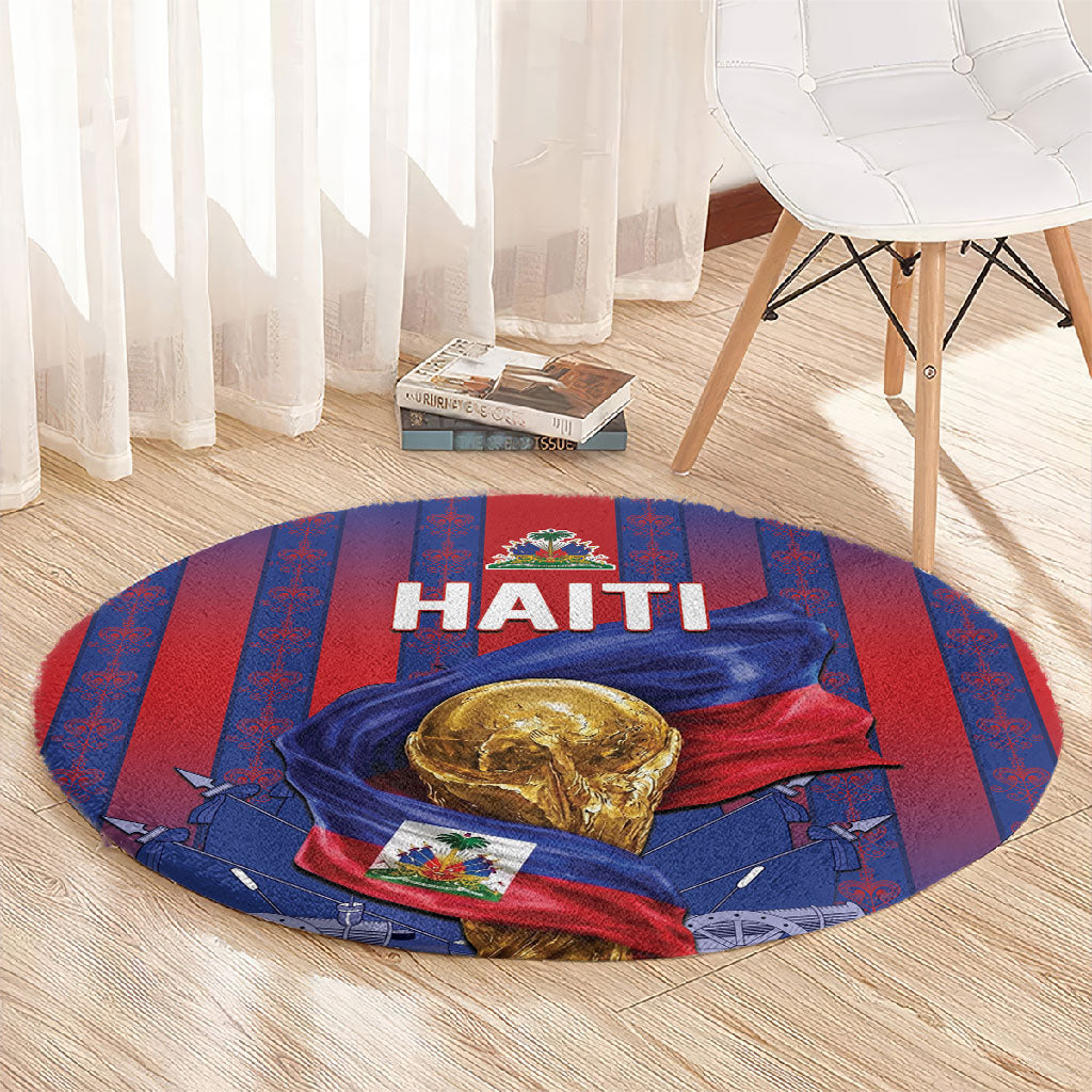 Haiti Football 2026 Round Carpet Les Grenadiers Voodoo Veve Pride