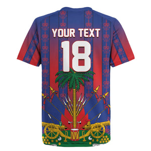 Custom Haiti Football 2026 Rugby Jersey Les Grenadiers Voodoo Veve Pride