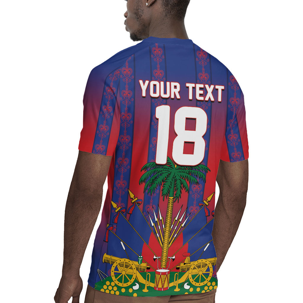 Custom Haiti Football 2026 Rugby Jersey Les Grenadiers Voodoo Veve Pride