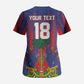 Custom Haiti Football 2026 Scrub Top Les Grenadiers Voodoo Veve Pride