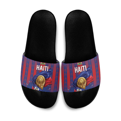 Haiti Football 2026 Slide Sandals Les Grenadiers Voodoo Veve Pride