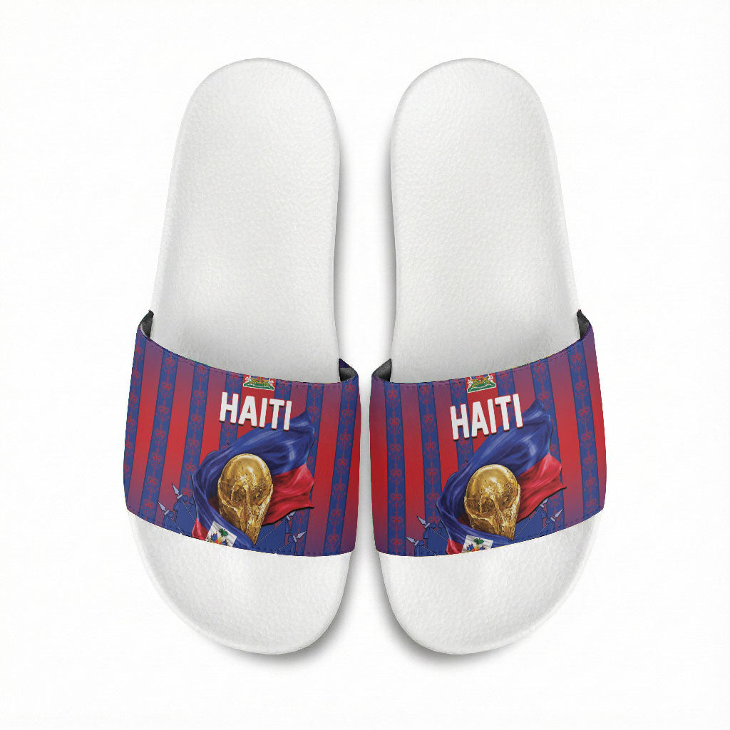 Haiti Football 2026 Slide Sandals Les Grenadiers Voodoo Veve Pride