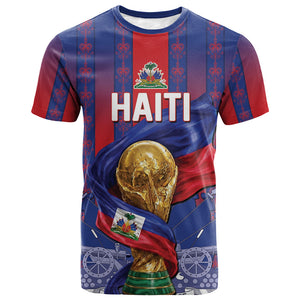 Custom Haiti Football 2026 T shirt Les Grenadiers Voodoo Veve Pride