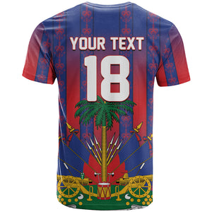 Custom Haiti Football 2026 T shirt Les Grenadiers Voodoo Veve Pride