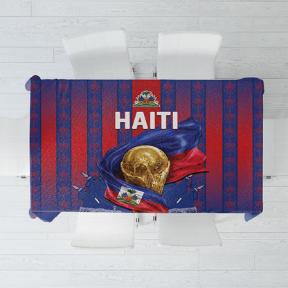 Haiti Football 2026 Tablecloth Les Grenadiers Voodoo Veve Pride