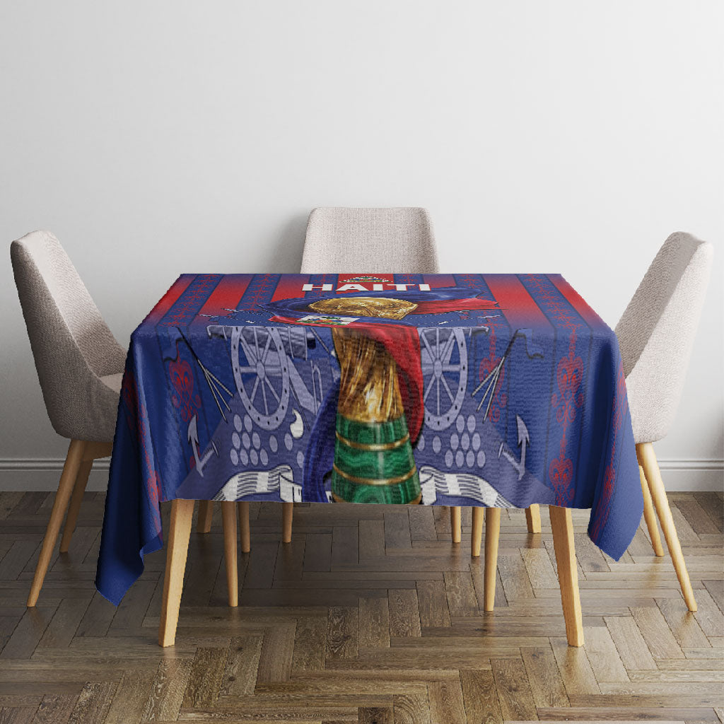 Haiti Football 2026 Tablecloth Les Grenadiers Voodoo Veve Pride