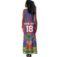 Custom Haiti Football 2026 Tank Maxi Dress Les Grenadiers Voodoo Veve Pride