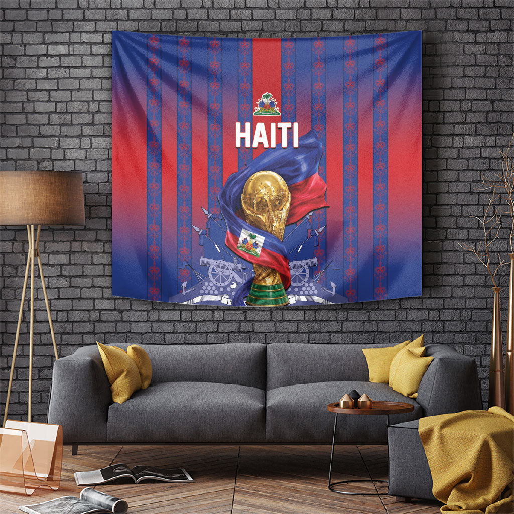 Haiti Football 2026 Tapestry Les Grenadiers Voodoo Veve Pride