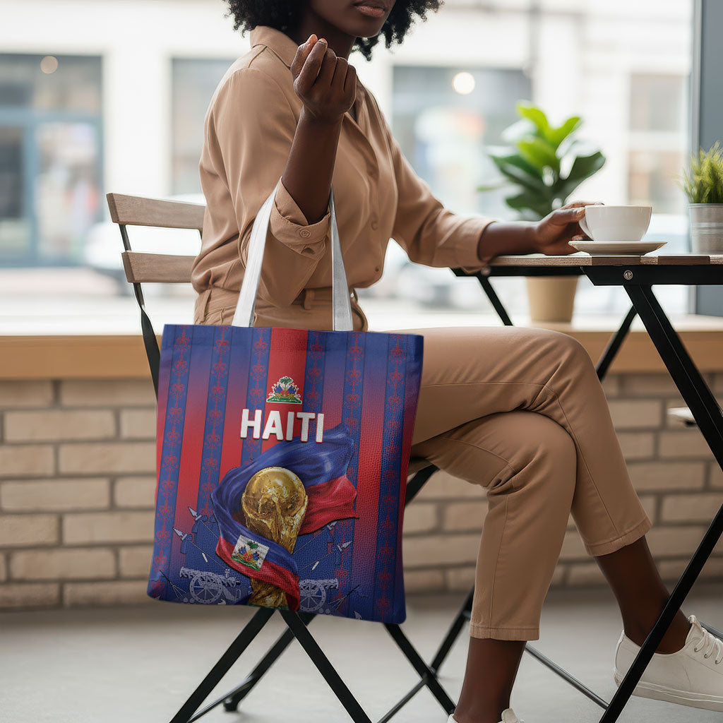 Haiti Football 2026 Tote Bag Les Grenadiers Voodoo Veve Pride