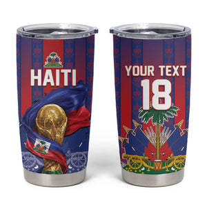 Custom Haiti Football 2026 Tumbler Cup Les Grenadiers Voodoo Veve Pride