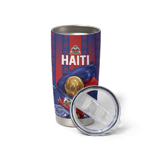 Custom Haiti Football 2026 Tumbler Cup Les Grenadiers Voodoo Veve Pride