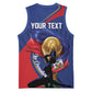 Personalized Haiti Football Champions Basketball Jersey National Pride Gold Trophy