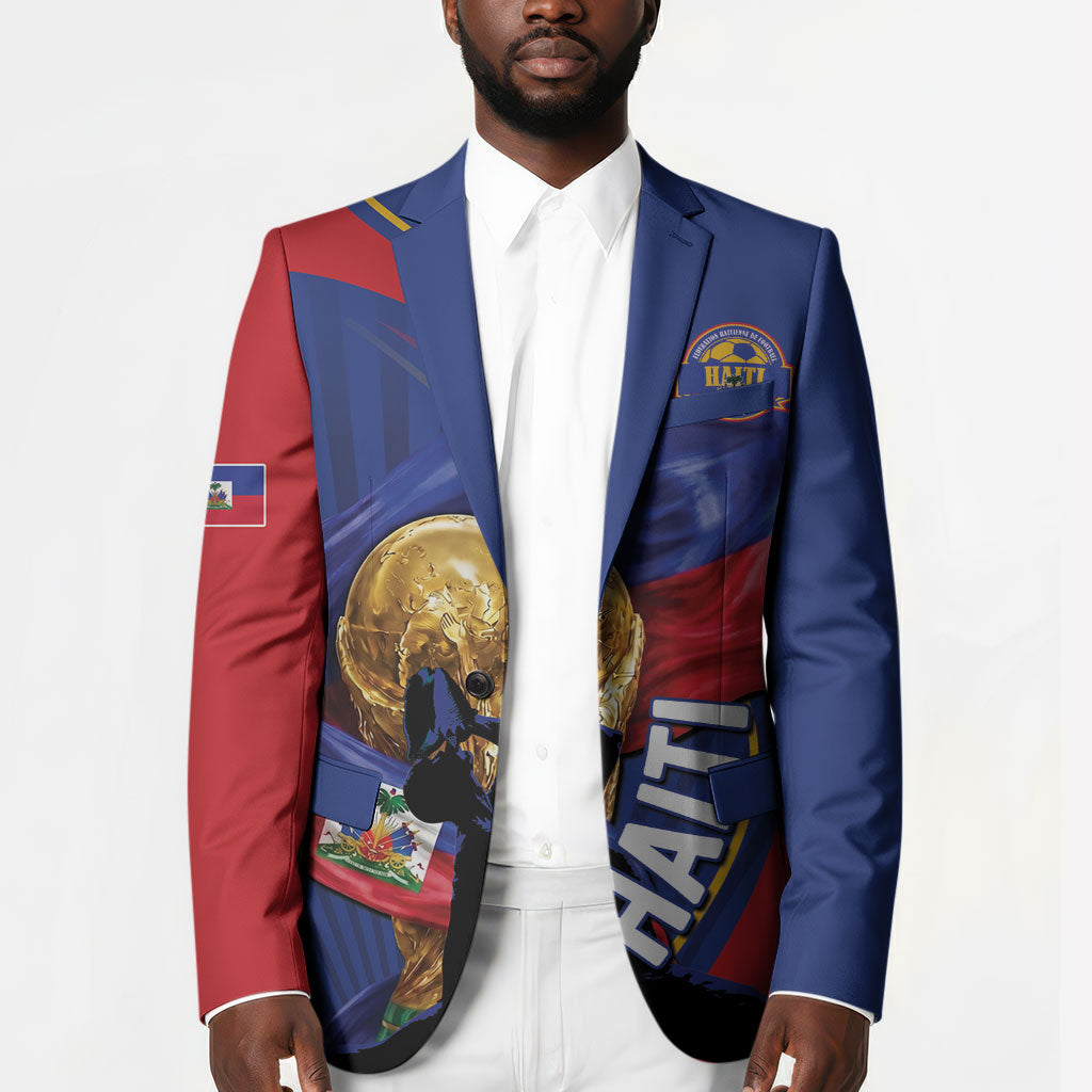 Personalized Haiti Football Champions Blazer National Pride Gold Trophy