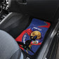 Personalized Haiti Football Champions Car Mats National Pride Gold Trophy